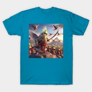 Cockatiel calopsitte warrior  guerrier T-Shirt